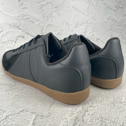 【新品】GERMAN TRAINER ジャーマントレーナー ドイツ軍タイプ BW TYPE TRAINING SHOES ドイツBWタイプ トレーニングシューズ 黒 ブラック 27cm【W3496】