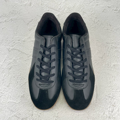 【新品】GERMAN TRAINER ジャーマントレーナー ドイツ軍タイプ BW TYPE TRAINING SHOES ドイツBWタイプ トレーニングシューズ 黒 ブラック 27cm【W3496】