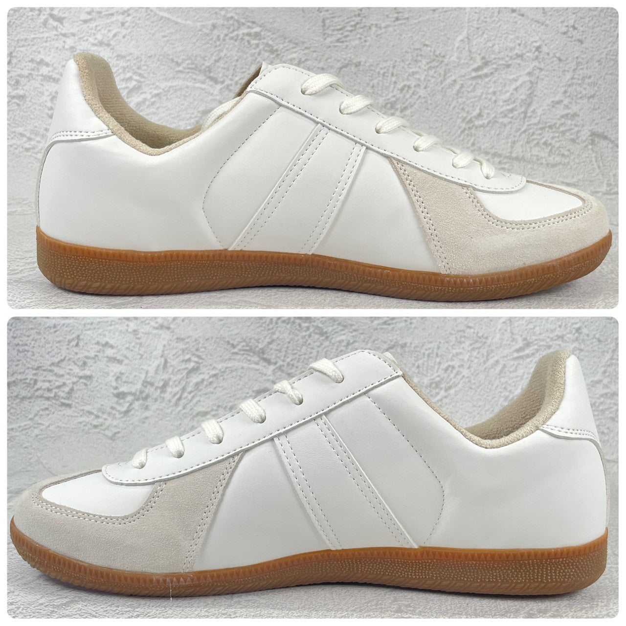 【新品】GERMAN TRAINER ジャーマントレーナー ドイツ軍タイプ BW TYPE TRAINING SHOES ドイツBWタイプ トレーニングシューズ 白 ホワイト 27cm【W3495】