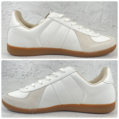 【新品】GERMAN TRAINER ジャーマントレーナー ドイツ軍タイプ BW TYPE TRAINING SHOES ドイツBWタイプ トレーニングシューズ 白 ホワイト 27cm【W3495】