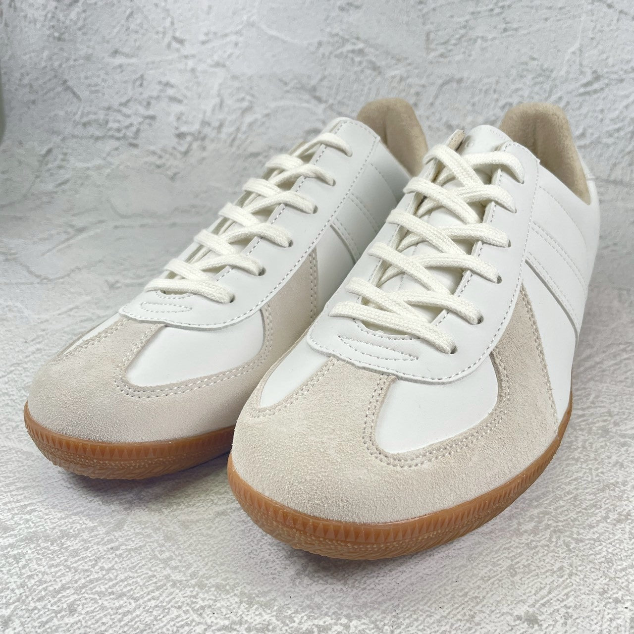 【新品】GERMAN TRAINER ジャーマントレーナー ドイツ軍タイプ BW TYPE TRAINING SHOES ドイツBWタイプ トレーニングシューズ 白 ホワイト 27cm【W3495】