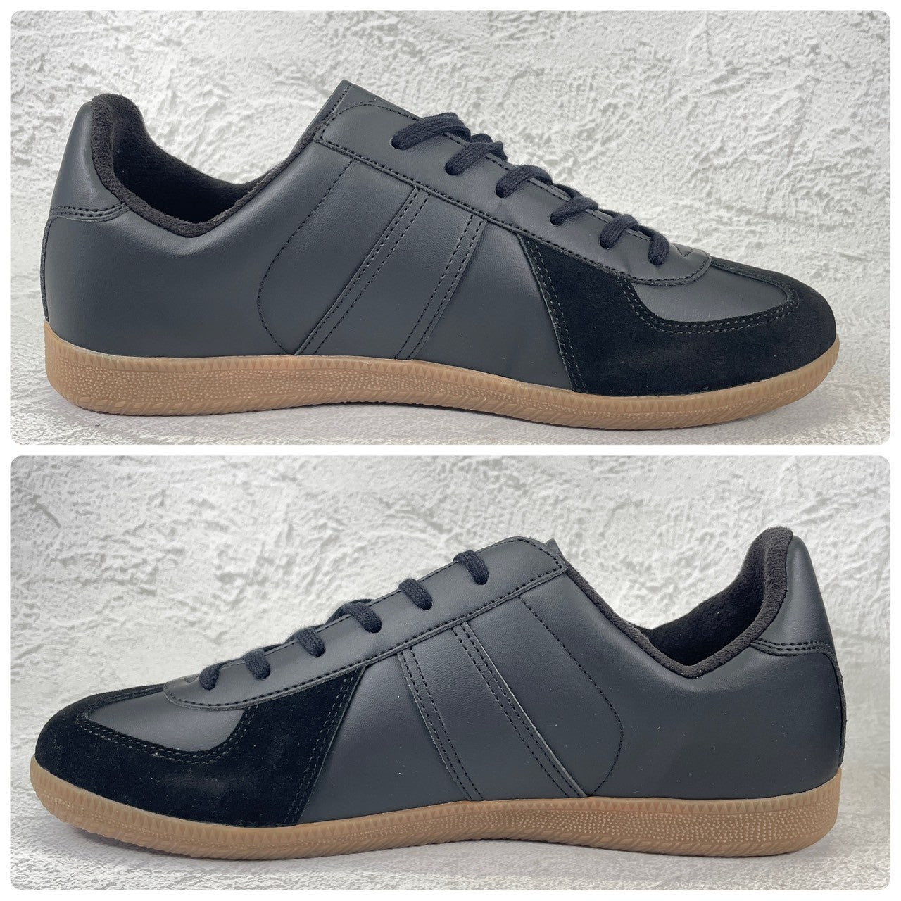 【新品】GERMAN TRAINER ジャーマントレーナー ドイツ軍タイプ BW TYPE TRAINING SHOES ドイツBWタイプ トレーニングシューズ 黒 ブラック 27cm【W3496】