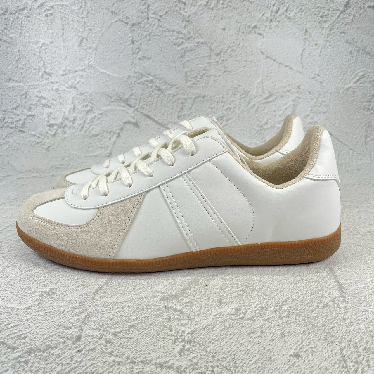 【新品】GERMAN TRAINER ジャーマントレーナー ドイツ軍タイプ BW TYPE TRAINING SHOES ドイツBWタイプ トレーニングシューズ 白 ホワイト 27cm【W3495】