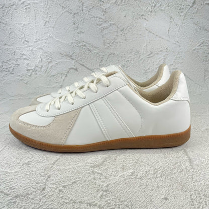 【新品】GERMAN TRAINER ジャーマントレーナー ドイツ軍タイプ BW TYPE TRAINING SHOES ドイツBWタイプ トレーニングシューズ 白 ホワイト 27cm【W3495】