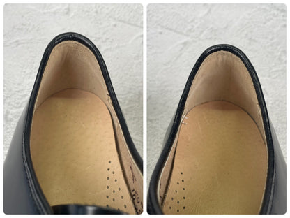 【デッドストック 極美品】CZECH MILITARY &nbsp;Prabos チェコ軍 (プラボス社) OFFICER DRESS SHOES オフィサードレスシューズ プレーン 外羽根 黒 ブラック 29.0cm【W3492】