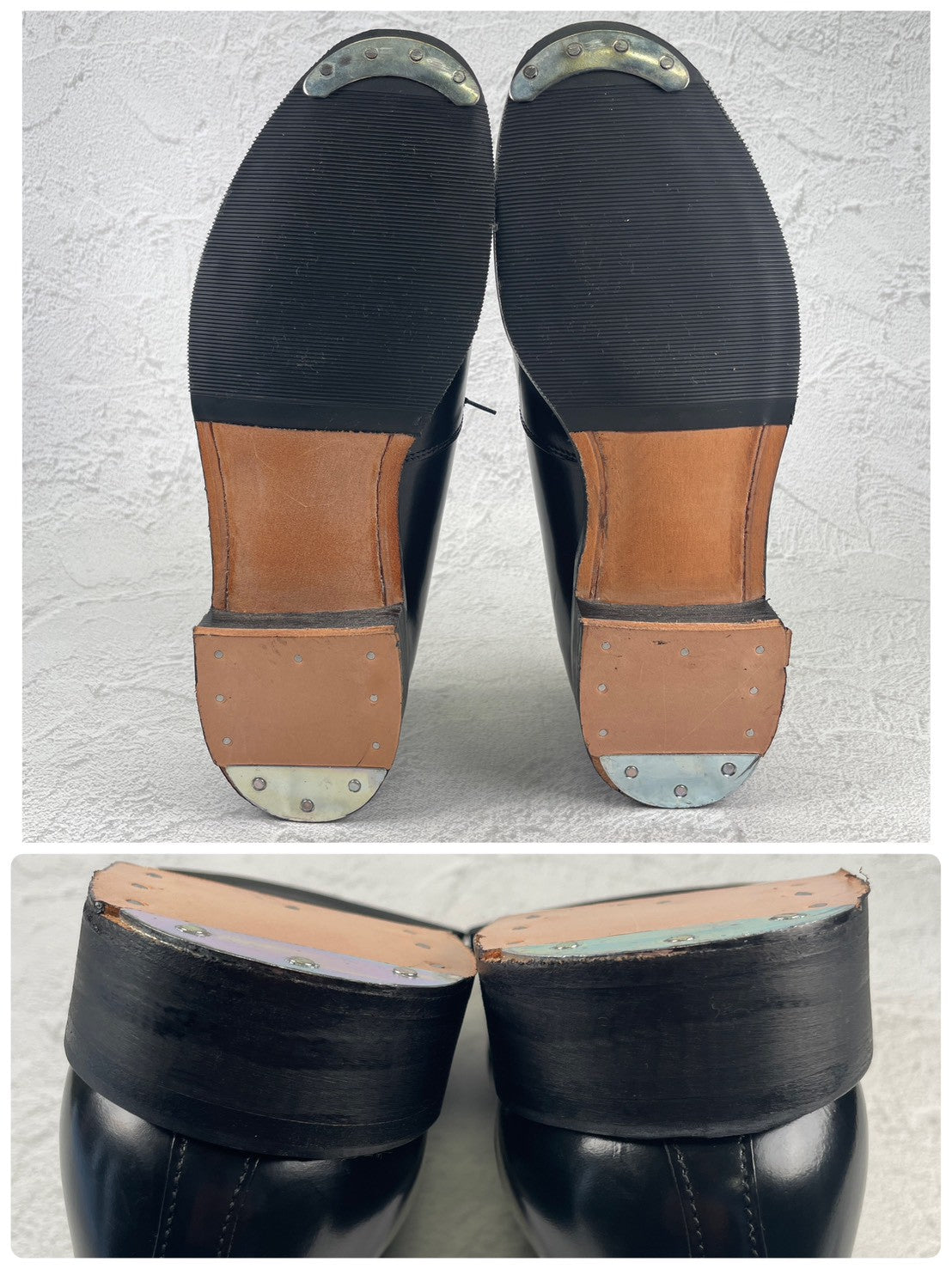 【デッドストック 極美品】CZECH MILITARY &nbsp;Prabos チェコ軍 (プラボス社) OFFICER DRESS SHOES オフィサードレスシューズ プレーン 外羽根 黒 ブラック 29.0cm【W3492】