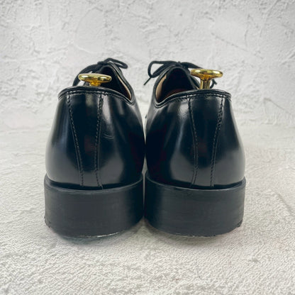 【デッドストック 極美品】CZECH MILITARY &nbsp;Prabos チェコ軍 (プラボス社) OFFICER DRESS SHOES オフィサードレスシューズ プレーン 外羽根 黒 ブラック 29.0cm【W3492】