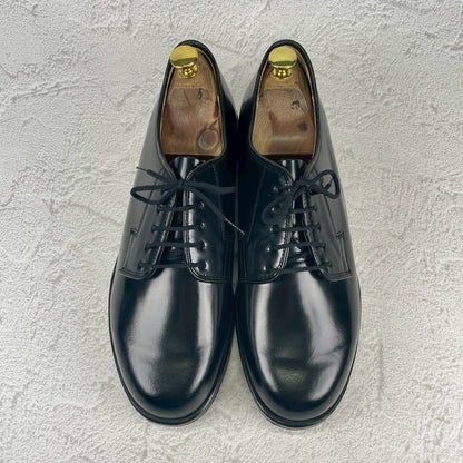 【デッドストック 極美品】CZECH MILITARY &nbsp;Prabos チェコ軍 (プラボス社) OFFICER DRESS SHOES オフィサードレスシューズ プレーン 外羽根 黒 ブラック 29.0cm【W3492】