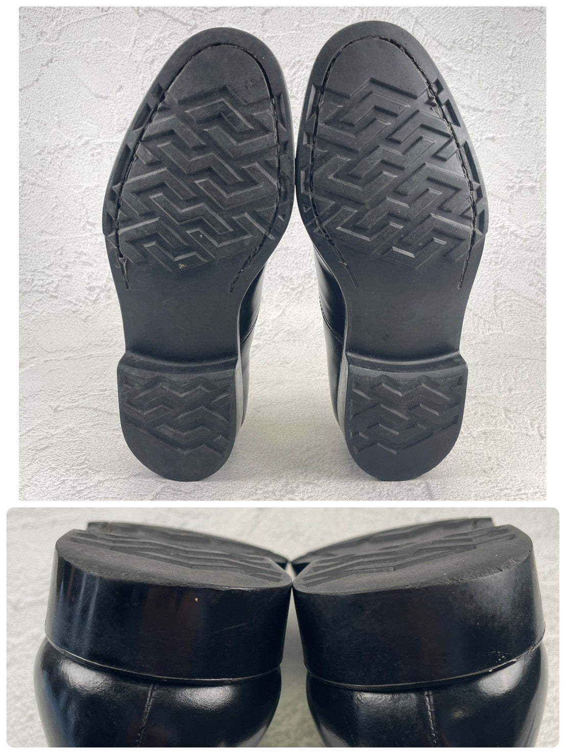 BRITISH MILITARY イギリス軍 OFFICER DRESS SHOES オフィサー ドレスシューズ ストレート 内羽根 ガラスレザー 黒 ブラック UK9 / 27.5cm相当【W3491】