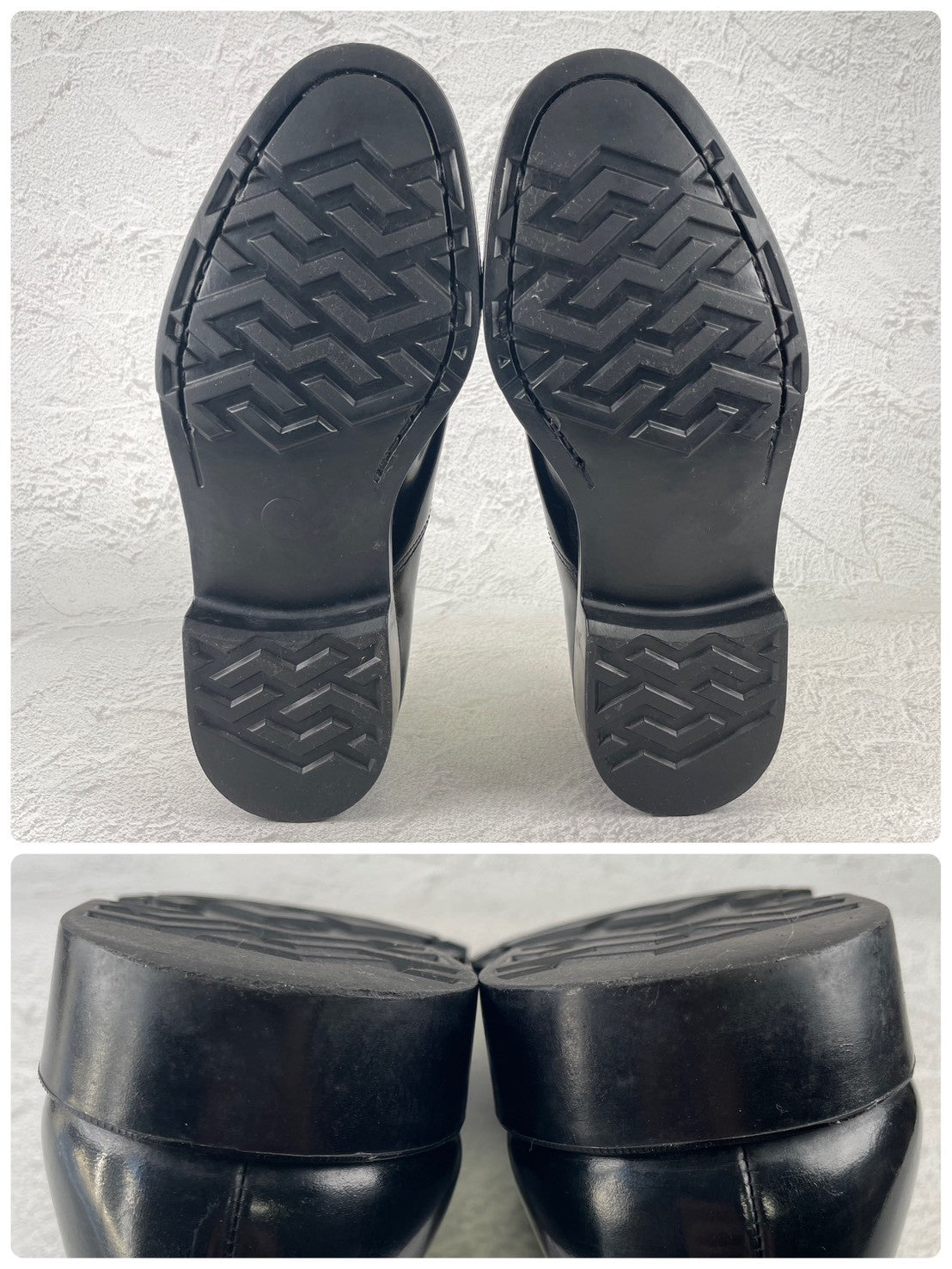 BRITISH MILITARY イギリス軍 OFFICER DRESS SHOES オフィサー ドレスシューズ ストレート 内羽根 ガラスレザー 黒 ブラック UK9 / 27.5cm相当【W3491-UK9】
