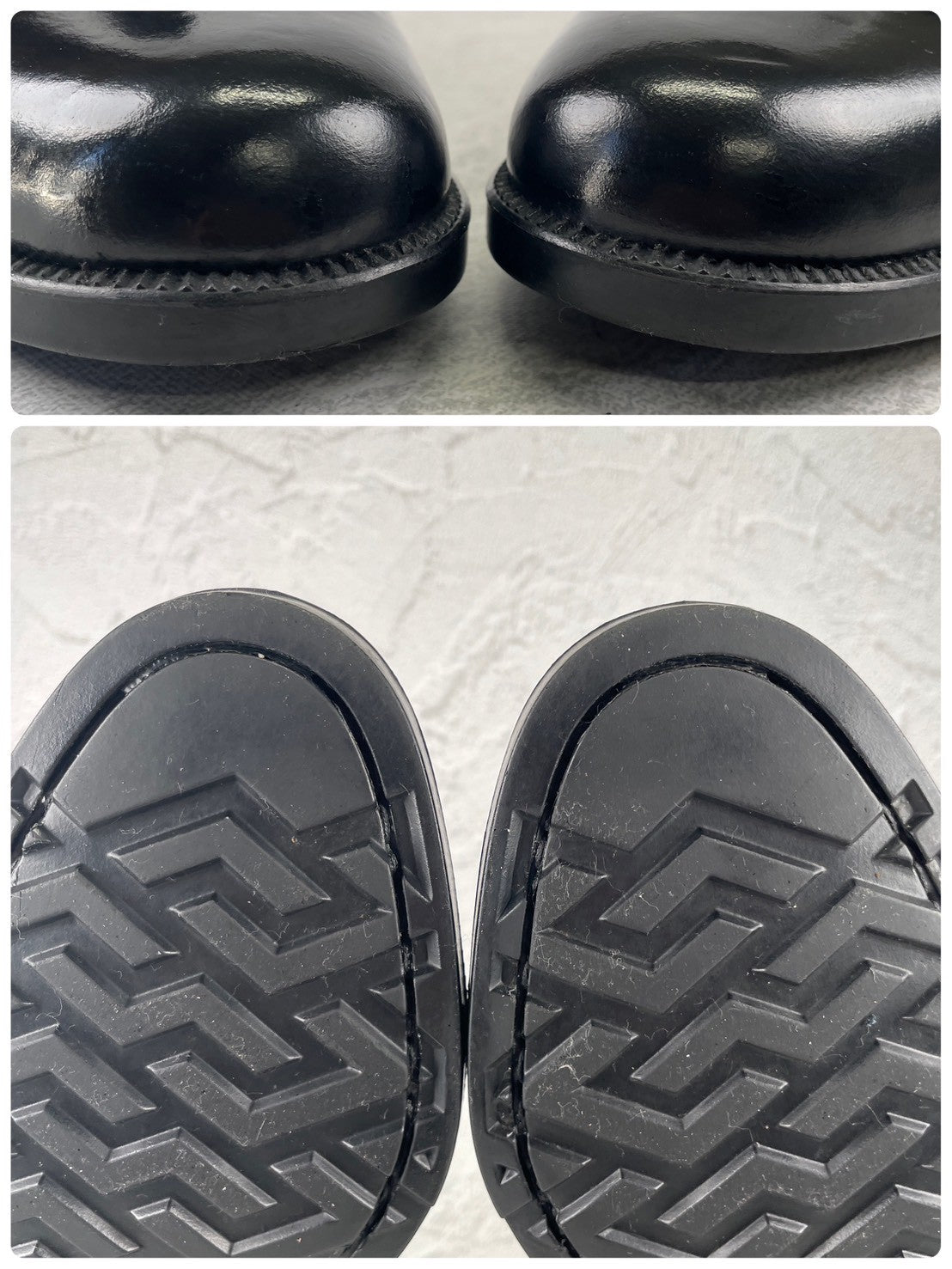 BRITISH MILITARY イギリス軍 OFFICER DRESS SHOES オフィサー ドレスシューズ ストレート 内羽根 ガラスレザー 黒 ブラック UK9 / 27.5cm相当【W3491-UK9】