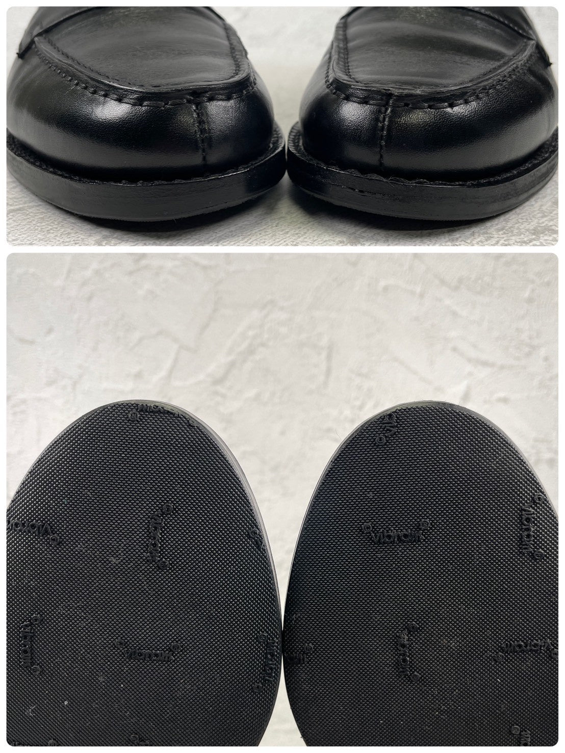 【美品】JALAN SRIWIJAYA ジャランスリワヤ 98998 GARUDA ガルーダ コインローファー ハーフサドル 黒 ブラック UK5 / 24.0cm【Ｗ3499】