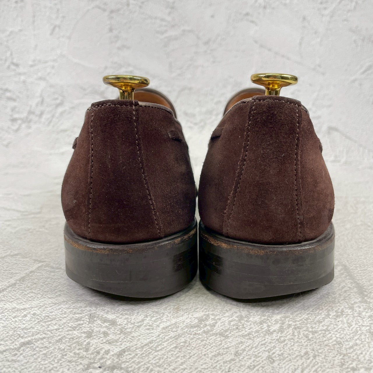 Berwick1707 バーウィック 4951 タッセルローファー スエード ダイナイトソール 濃茶 ブラウンUK6 / 25.0cm【Ｗ3500】