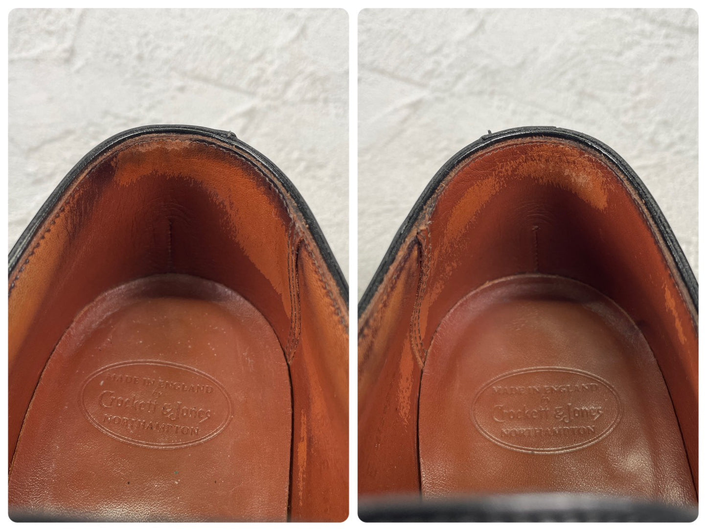 【美品・染め替え】CROCKETT&JONES クロケットアンドジョーンズ Double Monk Strap ダブルモンク ストレート ハンドグレード 黒 ブラック UK8 / 26.5cm【Ｗ3509】