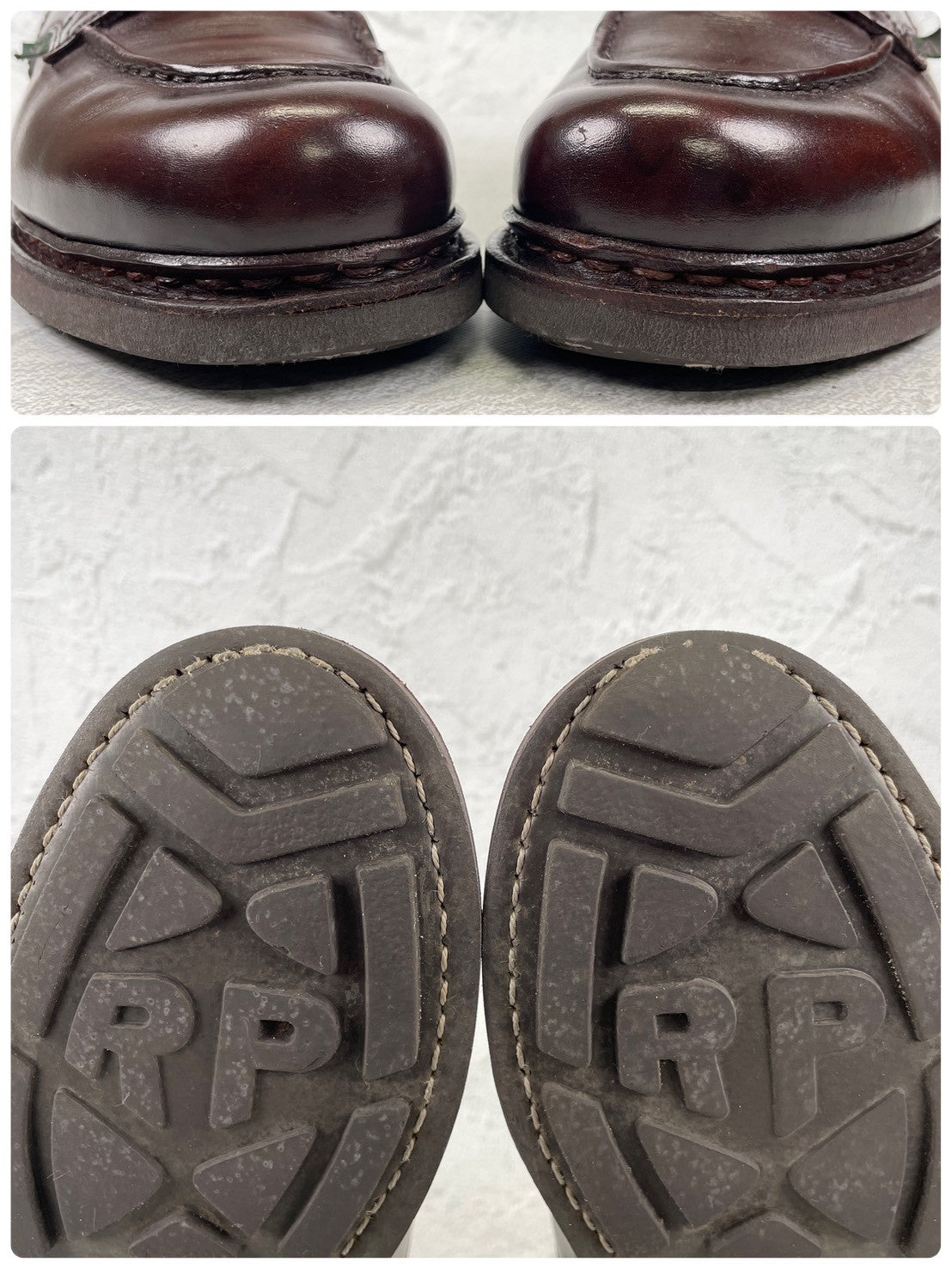 PARABOOT パラブーツ CHAMBORD シャンボード Uチップ 外羽根 茶 ブラウン（赤みあり） UK6.5 / 25.0cm【Ｗ3508】