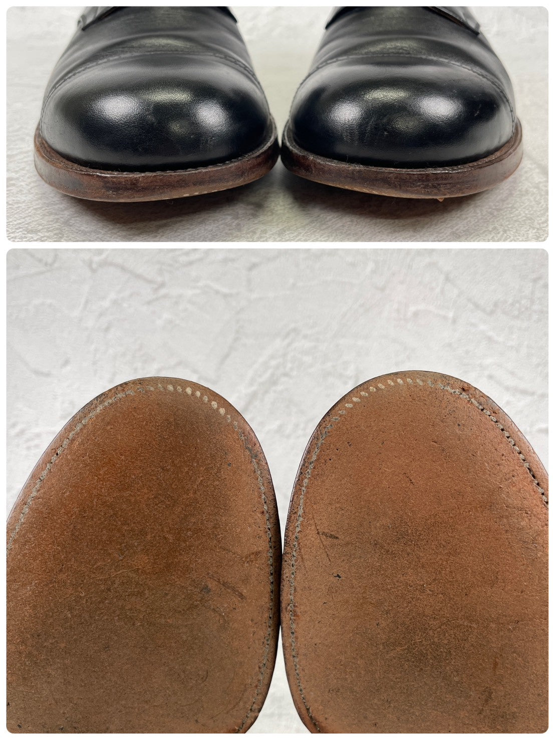 【良品】forme フォルメ fm-79B ストレート 外羽根 黒 ブラック 6 / 26.0cm相当