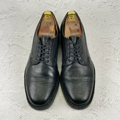 【美品】JOSEPH CHEANEY&SONS ジョセフチーニーアンドサンズ CAIRNGORM 2R ケンゴン ストレート 外羽根 グレインレザー コマンドソール 黒 ブラック UK9.5 / 28.0cm【W3511】