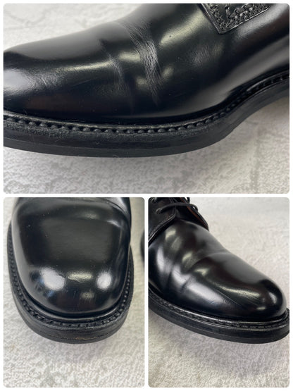 【美品】Church's チャーチ SHANNON シャノン プレーン 外羽根 ポリッシュドバインダーカーフ 黒 ブラック UK36 / 23.0cm【W3528】
