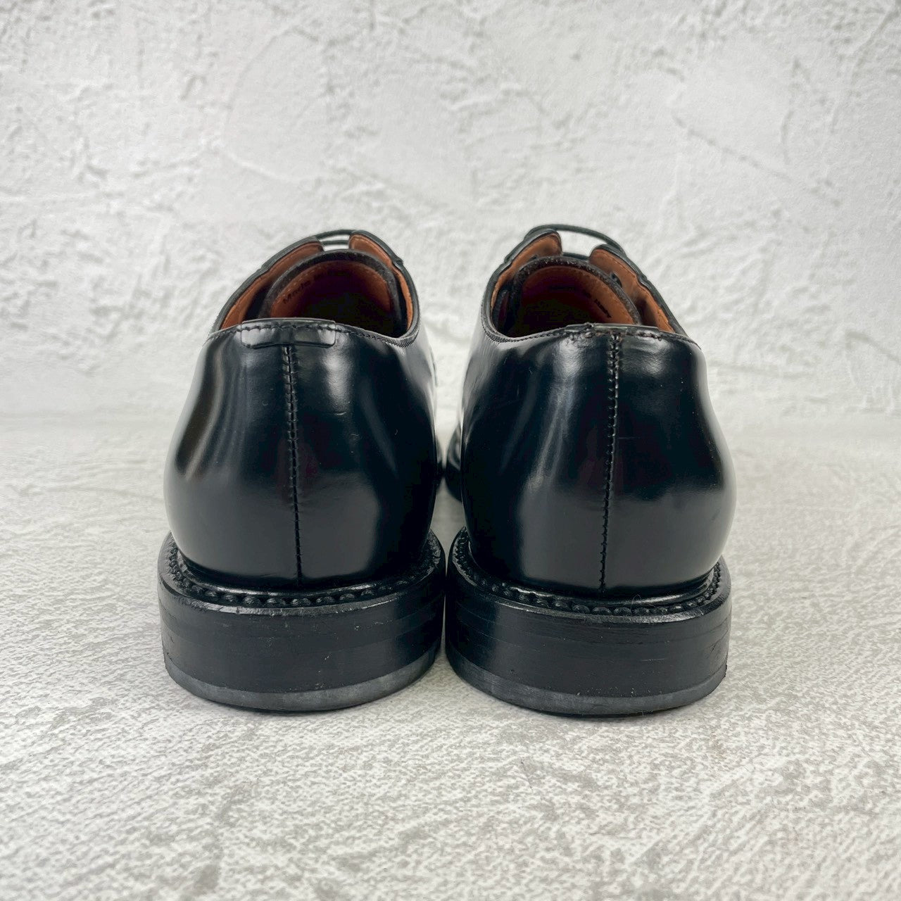 【美品】Church's チャーチ SHANNON シャノン プレーン 外羽根 ポリッシュドバインダーカーフ 黒 ブラック UK36 / 23.0cm【W3528】