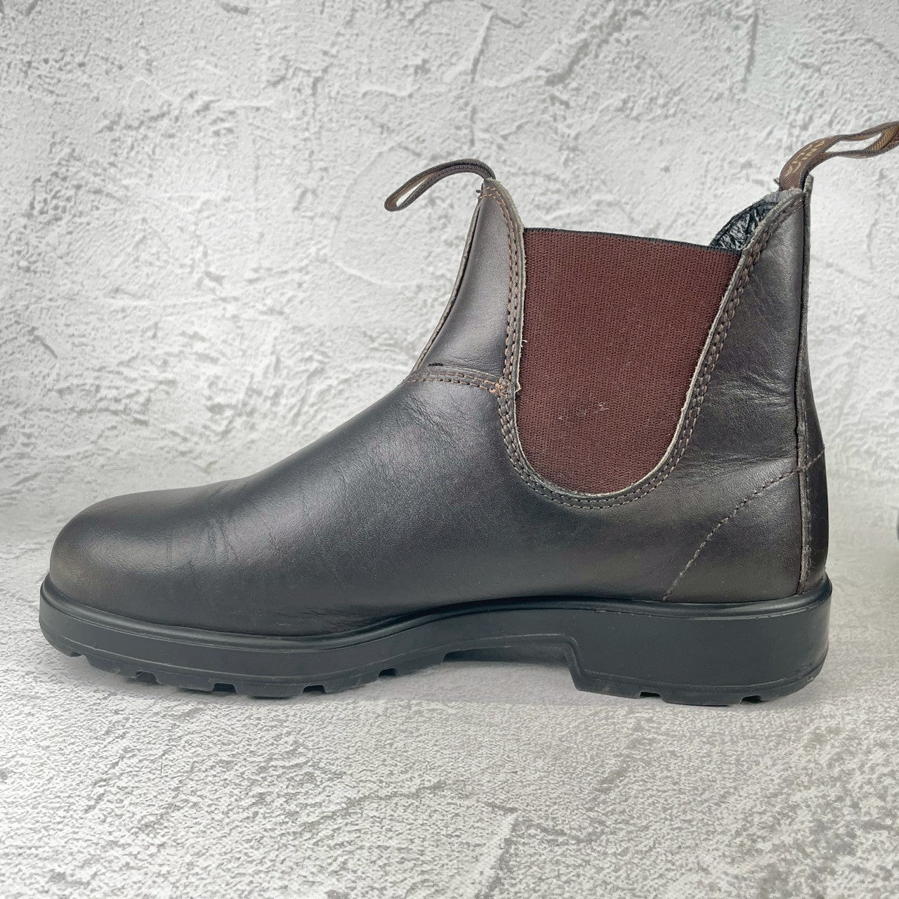 BLUNDSTONE ブランドストーン SIDE GORE BOOTS サイドゴアブーツ 濃茶 ブラウン UK7 / 26.0cm【Ｗ3539】