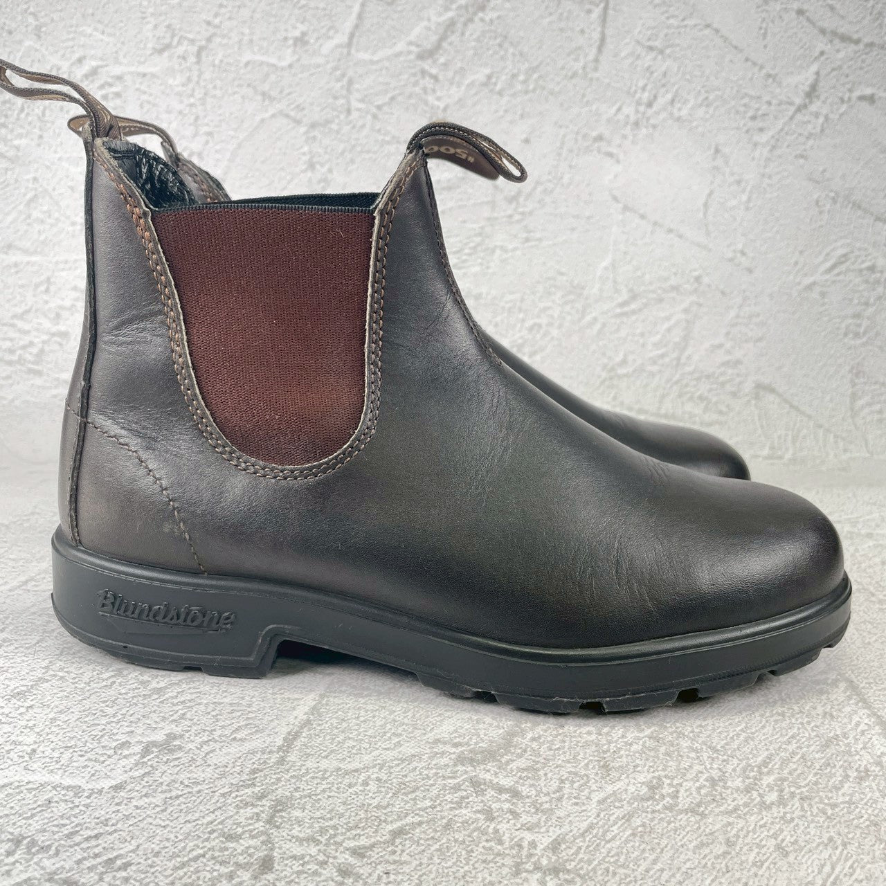 BLUNDSTONE ブランドストーン SIDE GORE BOOTS サイドゴアブーツ 濃茶 ブラウン UK7 / 26.0cm【Ｗ3539】