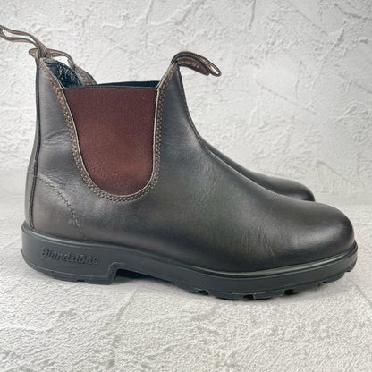 BLUNDSTONE ブランドストーン SIDE GORE BOOTS サイドゴアブーツ 濃茶 ブラウン UK7 / 26.0cm【Ｗ3539】