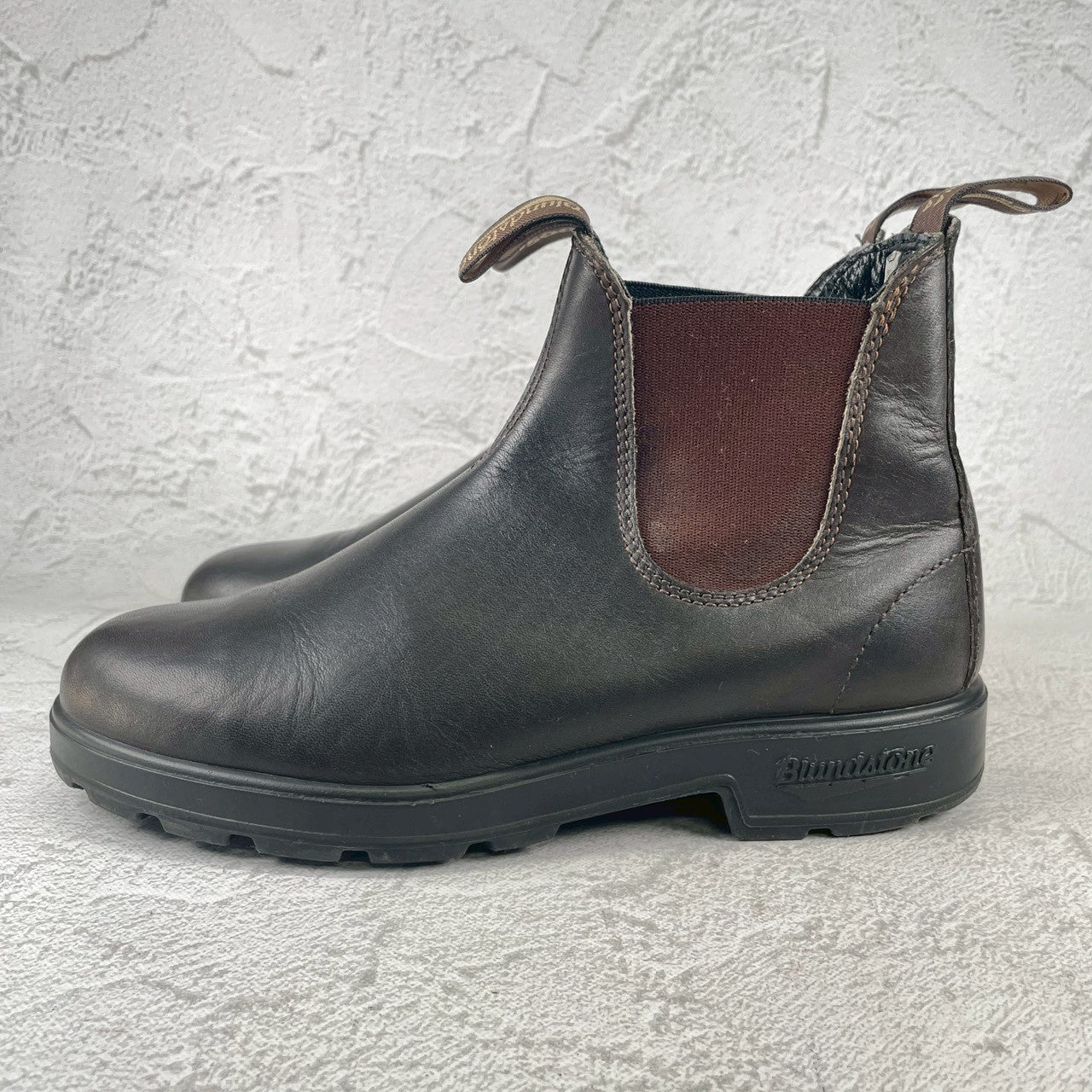 BLUNDSTONE ブランドストーン SIDE GORE BOOTS サイドゴアブーツ 濃茶 ブラウン UK7 / 26.0cm【Ｗ3539】