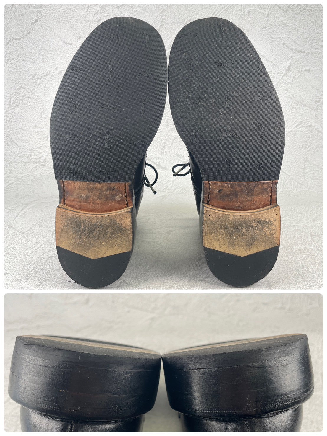 【良品】TRICKER'S トリッカーズ MOLTON モールトン ウイング ブローグ レースアップブーツ M2508 黒 ブラック UK8.5 / 27.0cm【W3540】