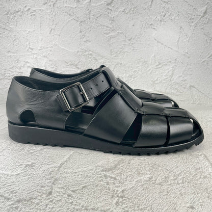 【美品】PARABOOT パラブーツ PACIFIC パシフィック グルカサンダル 黒 ブラック EU43 / 27.5〜28.0cm【W3536】