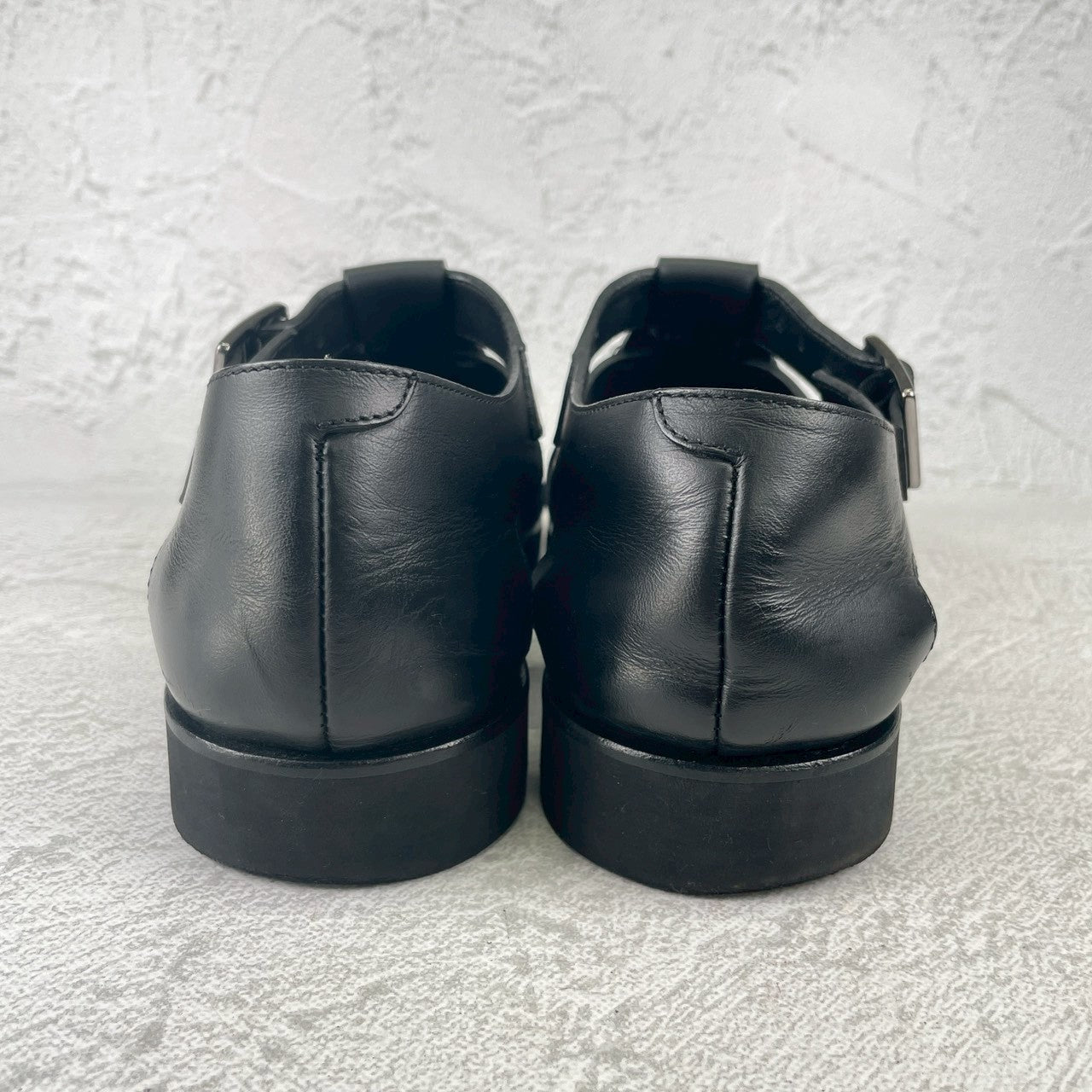 【美品】PARABOOT パラブーツ PACIFIC パシフィック グルカサンダル 黒 ブラック EU43 / 27.5〜28.0cm【W3536】
