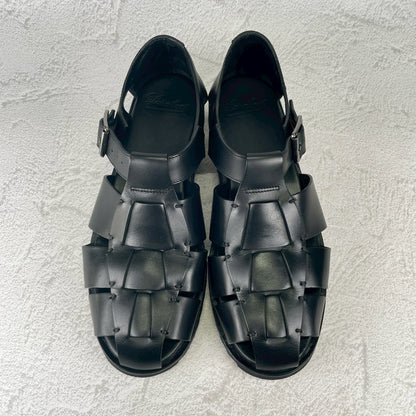 【美品】PARABOOT パラブーツ PACIFIC パシフィック グルカサンダル 黒 ブラック EU43 / 27.5〜28.0cm【W3536】