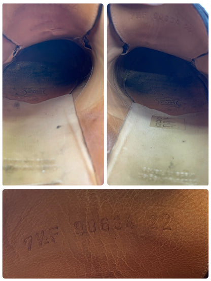 PARABOOT パラブーツ CHAMBORD シャンボード Uチップ 外羽根 濃茶 ブラウン UK7.5 / 26.0cm【W3535】