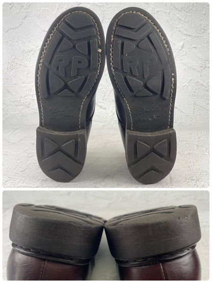 PARABOOT パラブーツ CHAMBORD シャンボード Uチップ 外羽根 濃茶 ブラウン UK7.5 / 26.0cm【W3535】