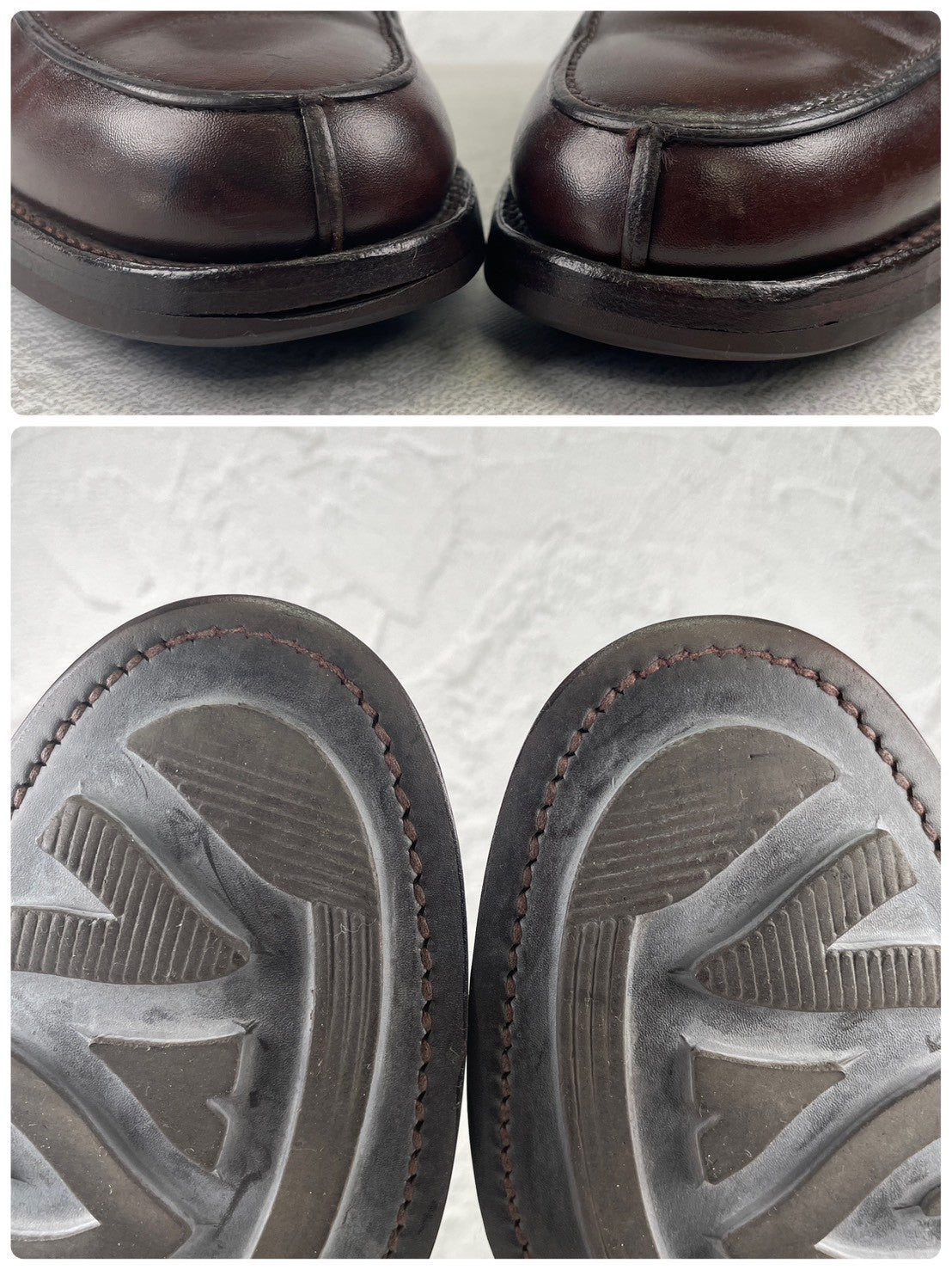 CROCKETT&JONES クロケットアンドジョーンズ MORETON モールトン Vチップ 外羽根 濃茶 ブラウンUK6.5 / 25.0cm【W3534】