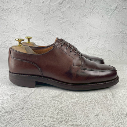 CROCKETT&JONES クロケットアンドジョーンズ MORETON モールトン Vチップ 外羽根 濃茶 ブラウンUK6.5 / 25.0cm【W3534】