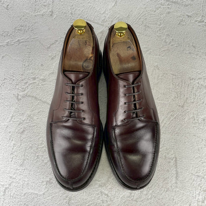 CROCKETT&JONES クロケットアンドジョーンズ MORETON モールトン Vチップ 外羽根 濃茶 ブラウンUK6.5 / 25.0cm【W3534】