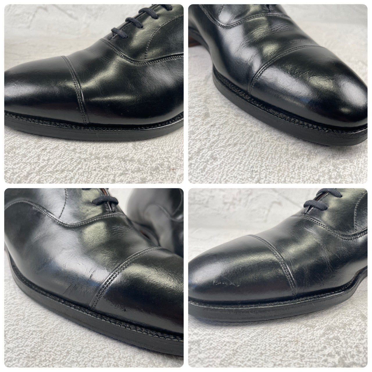 【3都市】Church's チャーチ CONSUL コンサル ストレート 内羽根 73ラスト 黒 ブラック UK6.5 / 25.0cm【W3533】