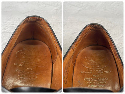 【3都市】Church's チャーチ CONSUL コンサル ストレート 内羽根 73ラスト 黒 ブラック UK6.5 / 25.0cm【W3533】