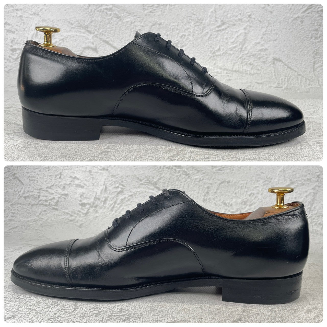 【3都市】Church's チャーチ CONSUL コンサル ストレート 内羽根 73ラスト 黒 ブラック UK6.5 / 25.0cm【W3533】
