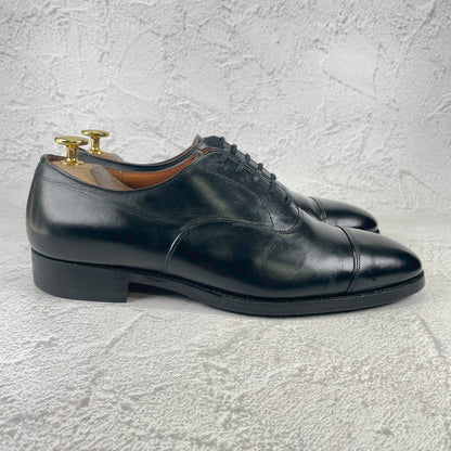 【3都市】Church's チャーチ CONSUL コンサル ストレート 内羽根 73ラスト 黒 ブラック UK6.5 / 25.0cm【W3533】