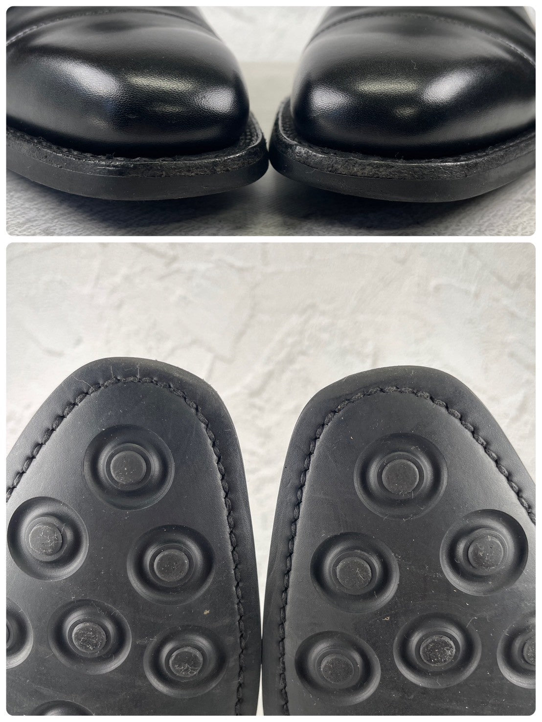 【美品】CROCKETT&JONES クロケットアンドジョーンズ HALLAM ハラム ストレート 内羽根 黒 ブラック UK6 / 24.5cm【W3532】