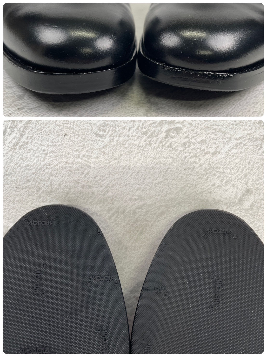Crockett&Jones クロケットアンドジョーンズ Plain Toe Paul Smith別注 プレーン 外羽根 3ホール 黒 ブラック UK6E / 24.5cm【W3548】