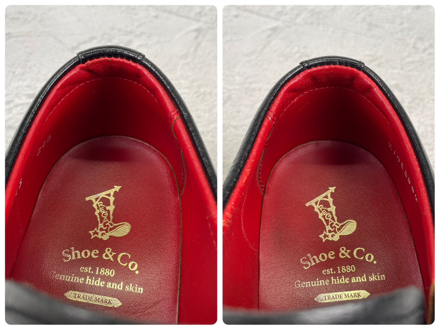 REGAL Shoe&Co. リーガル シューアンドコー 807S シングルモンクストラップ シボ革 黒 ブラック 24.5cm【W3545】