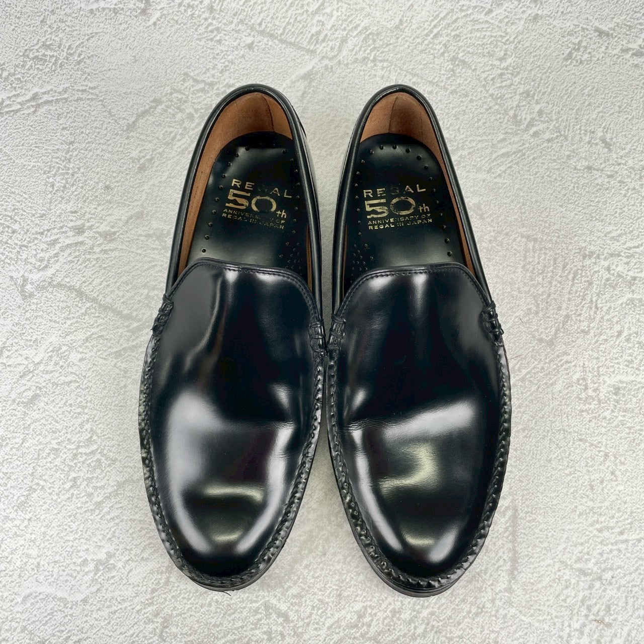 【極美品】REGAL リーガル 930R コブラヴァンプ ローファー アイビー 50周年記念モデル 黒 ブラック 24.0cm【Ｗ3543】