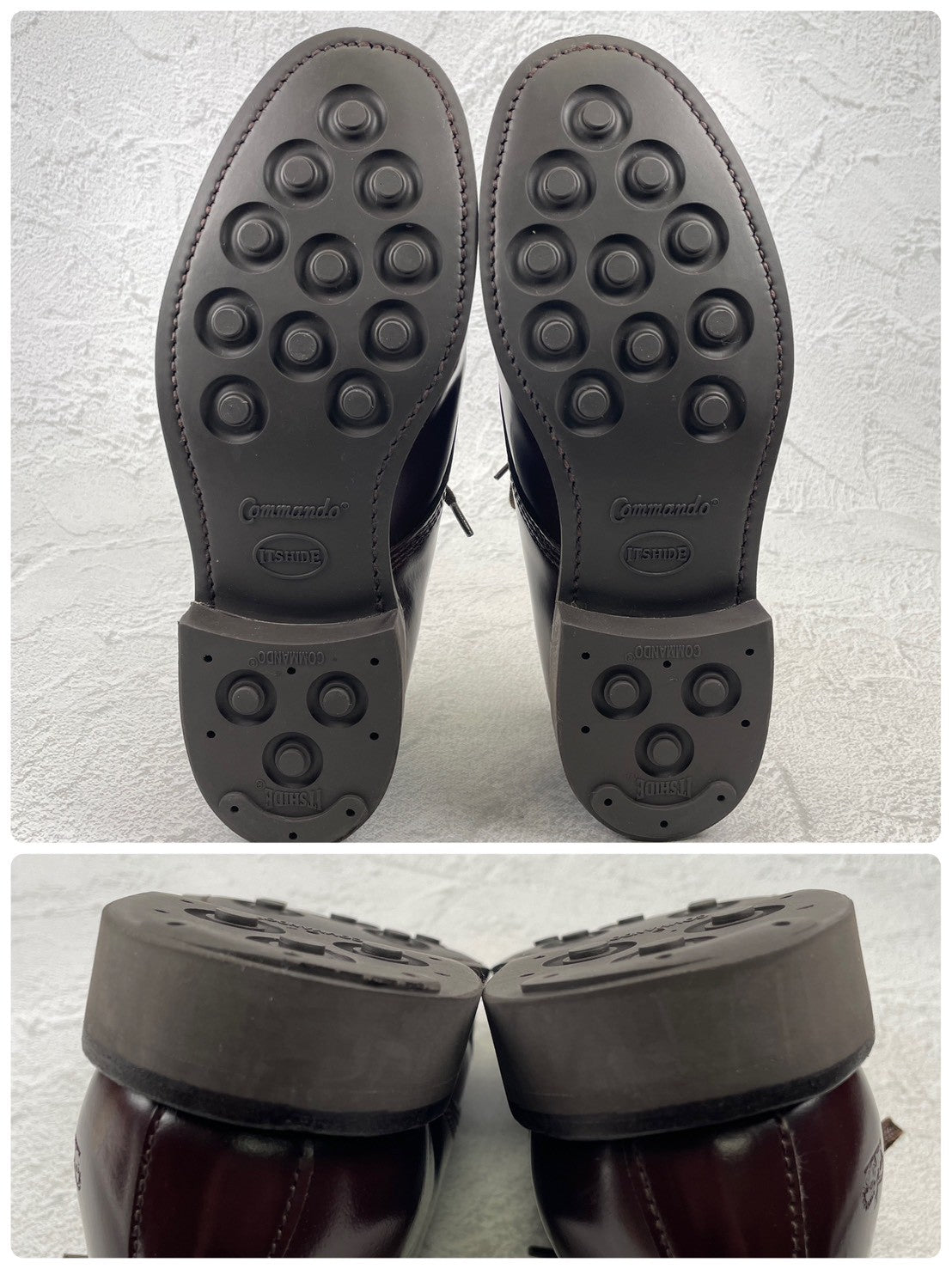 【極美品】SANDERS サンダース MILITARY DERBY SHOE ミリタリーダービーシュー 1834 ストレート 外羽根 赤茶 バーガンディー UK5 / 24.0cm【W3542】