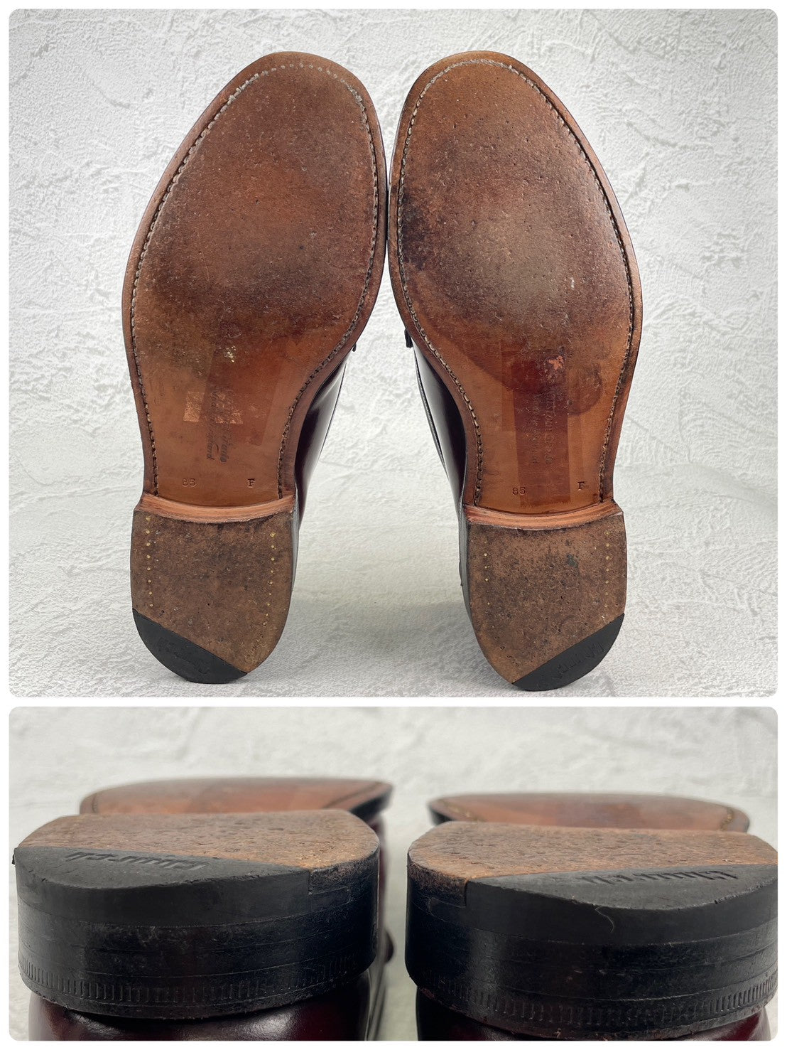 Church's チャーチ 4都市 Coin Loafer コインローファー ビーフロール 赤茶 バーガンディー UK8.5F / 27.0cm相当【W3559】