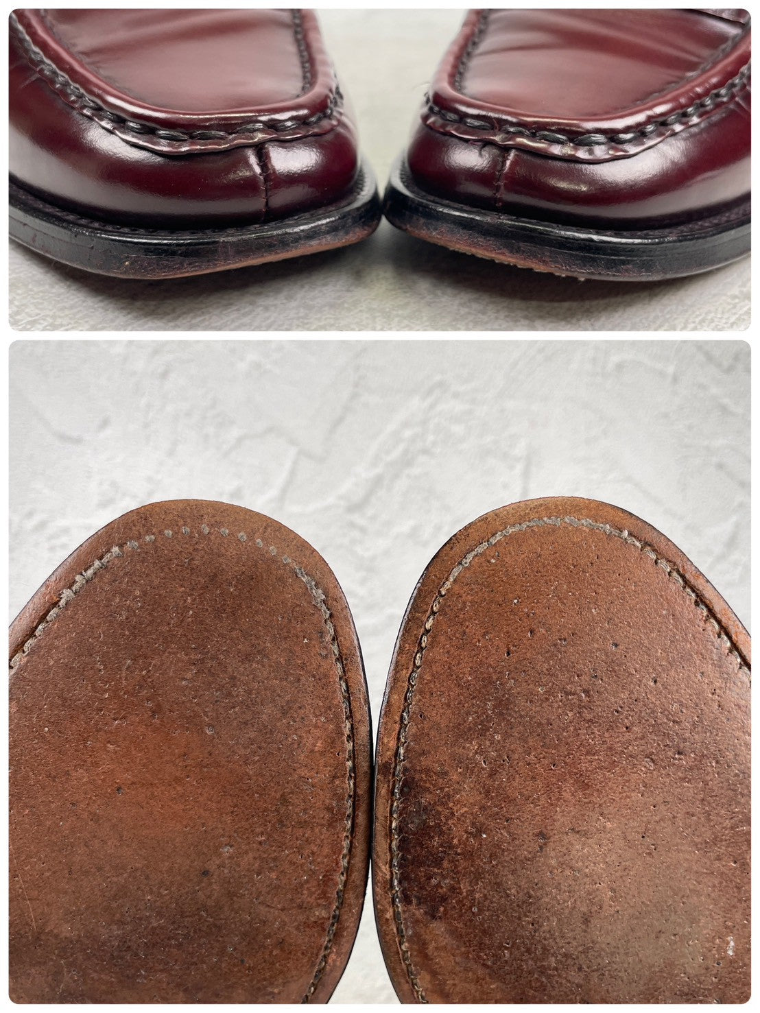 Church's チャーチ 4都市 Coin Loafer コインローファー ビーフロール 赤茶 バーガンディー UK8.5F / 27.0cm相当【W3559】