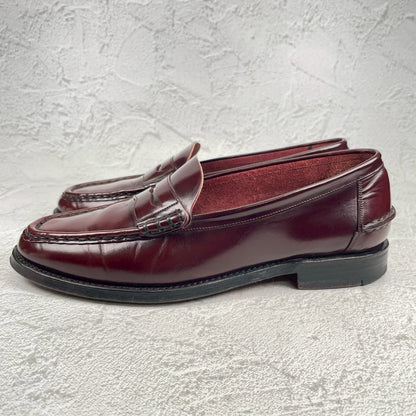 Church's チャーチ 4都市 Coin Loafer コインローファー ビーフロール 赤茶 バーガンディー UK8.5F / 27.0cm相当【W3559】