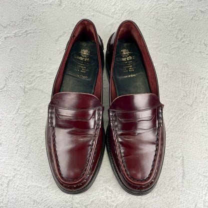 Church's チャーチ 4都市 Coin Loafer コインローファー ビーフロール 赤茶 バーガンディー UK8.5F / 27.0cm相当【W3559】