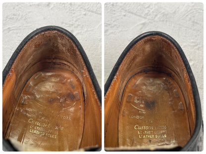【リフト交換済み】Church's チャーチ GRAFTON グラフトン 3都市 73ラスト ウイング 外羽根 黒 ブラック UK9.5G / 28.0cm相当【W3560】